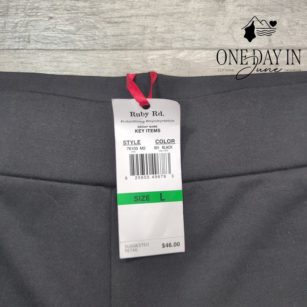 Ruby Rd. Pull On Pants Size L - Picture 2 of 6